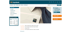 Desktop Screenshot of expobank.eu